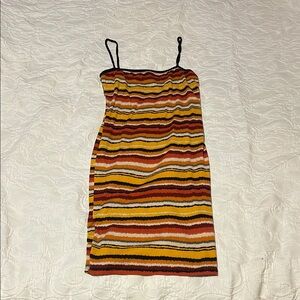 Multicolor Striped Dress